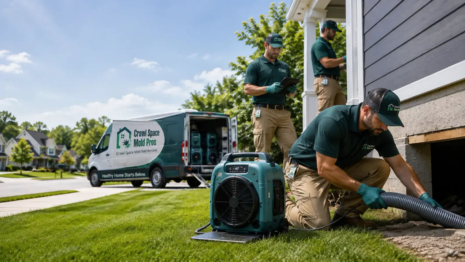 Crawl Space Mold Removal in White Swan, WA